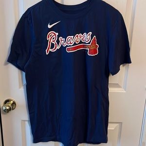 Men’s medium Nike Atlanta Braves Marcell Ozuna Jersey Tshirt